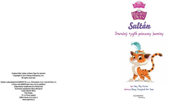 Princezna/Palace Pets - Sultán - Statečný tygřík princezny Jasmíny
