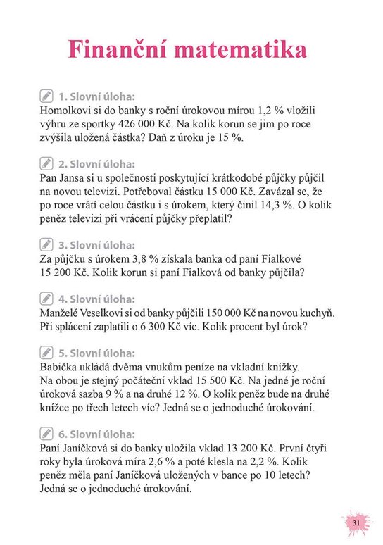 Matematika od šestky do devítky - Cvičebnice pro 7. třídu ZŠ