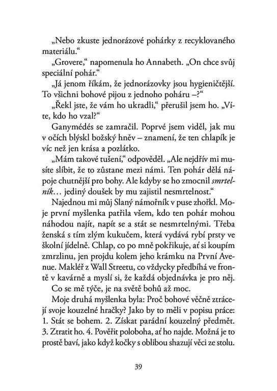 Percy Jackson - Pohár bohů