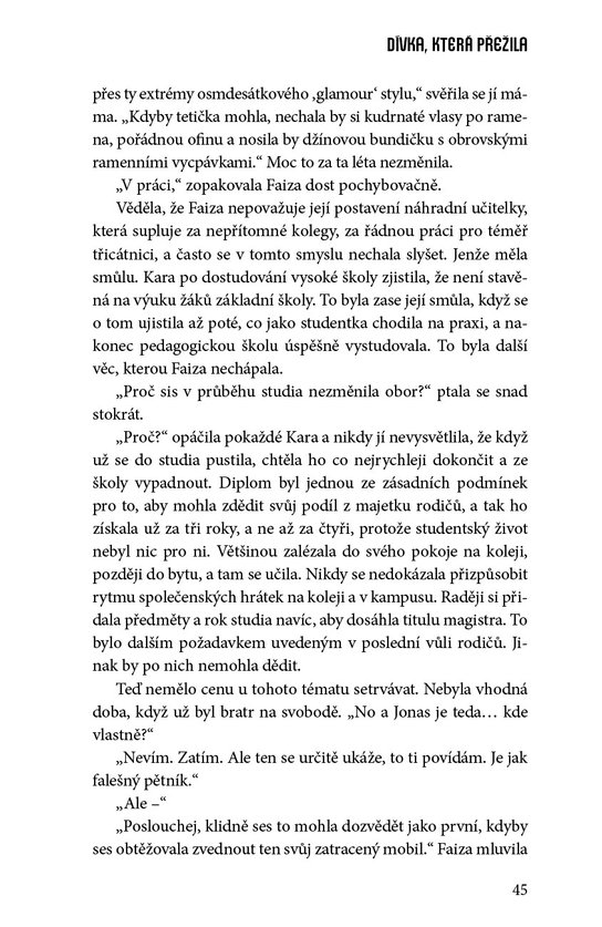 Dívka, která přežila 