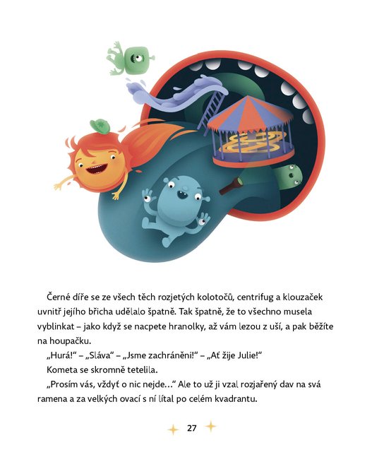 Vesmírné putování komety Julie