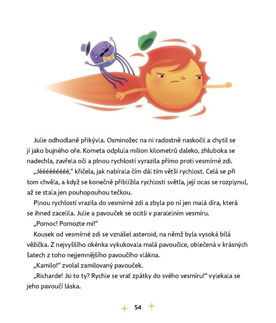 Vesmírné putování komety Julie