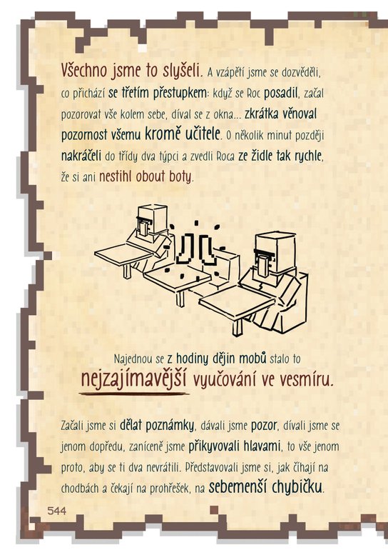 Deník malého Minecrafťáka komplet 1