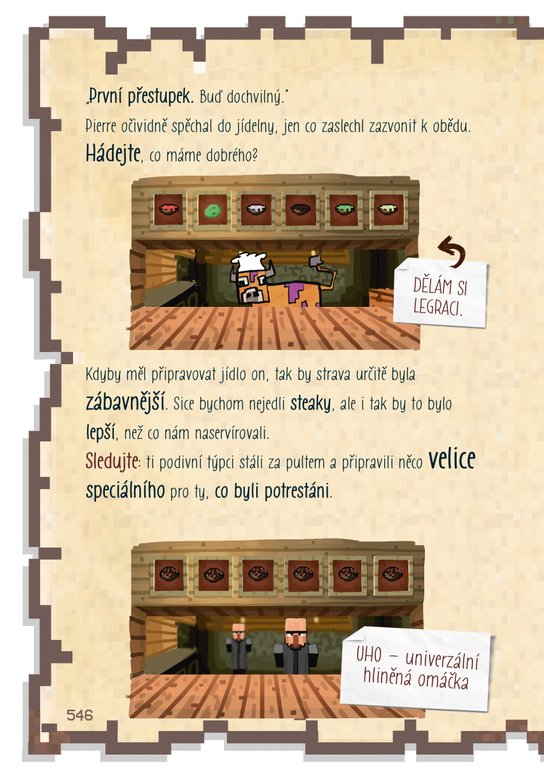 Deník malého Minecrafťáka komplet 1