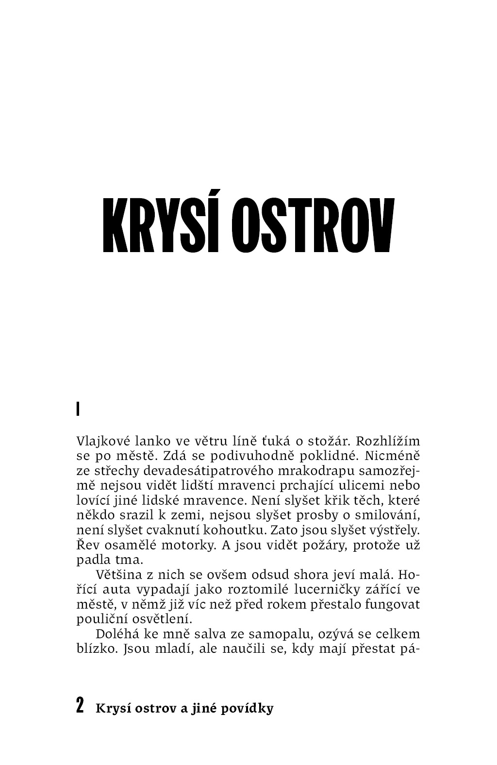 Krysí ostrov a jiné povídky 