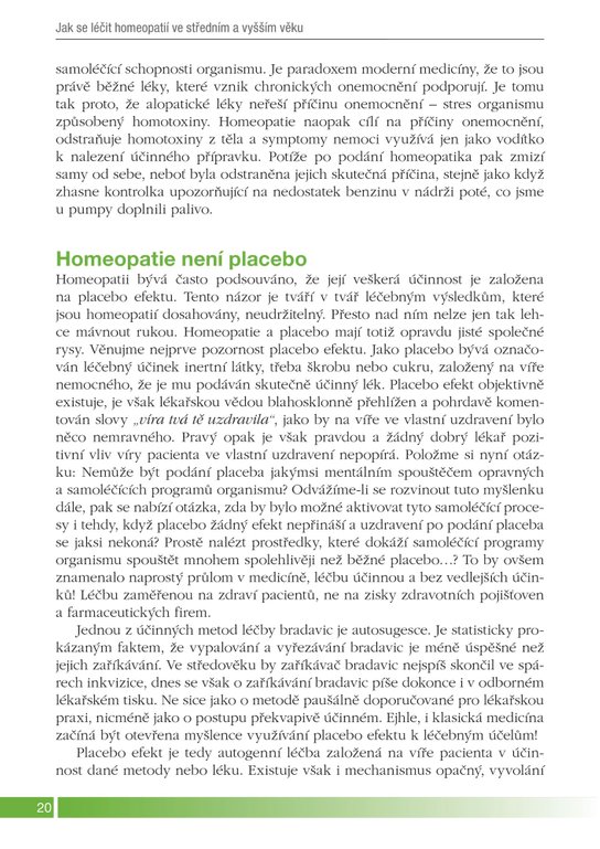 Jak se léčit homeopatií ve středním a vyšším věku