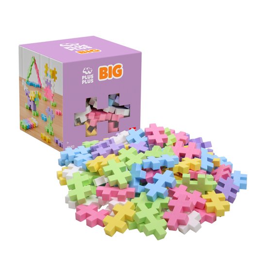 Plus-Plus BIG Pastel Mix - 100 ks