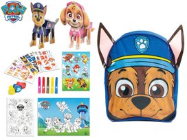 Paw Patrol tvořivá sada s barvičkami, nálepkami a omalovánkami