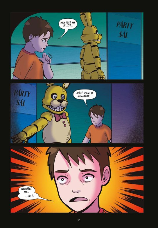 Five Nights at Freddy's: Do jámy a další příběhy (grafický román)
