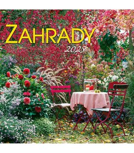 Zahrady 2025 - nástěnný kalendář