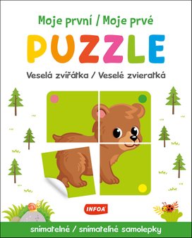 Moje první/Moje prvé puzzle Veselá zvířátka/Veselé zvieratká