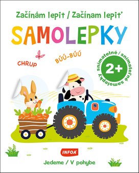 Začínám lepit/Začínam lepiť Samolepky Jedeme/V pohybe