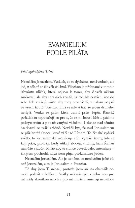 Evangelium podle Piláta