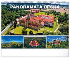 Panoramata Česka 2025 - nástěnný kalendář
