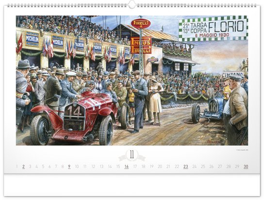Oldtimers 2025 - nástěnný kalendář