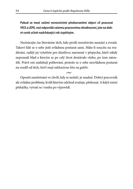 Cesta k úspěchu podle Napoleona Hilla