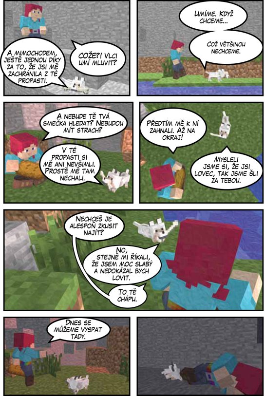 Zlaté jablko: Neoficiální megakomiks ze světa Minecraftu