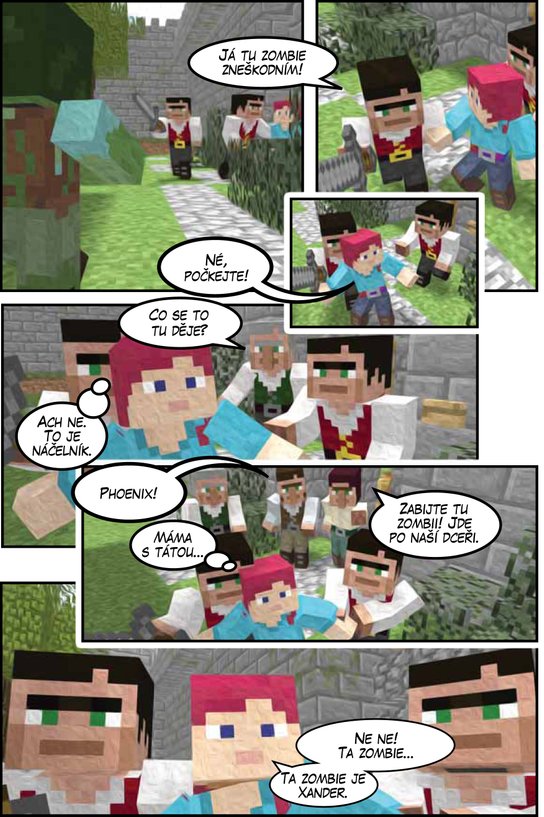 Zlaté jablko: Neoficiální megakomiks ze světa Minecraftu