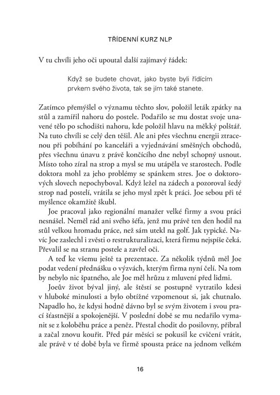 Třídenní kurz NLP