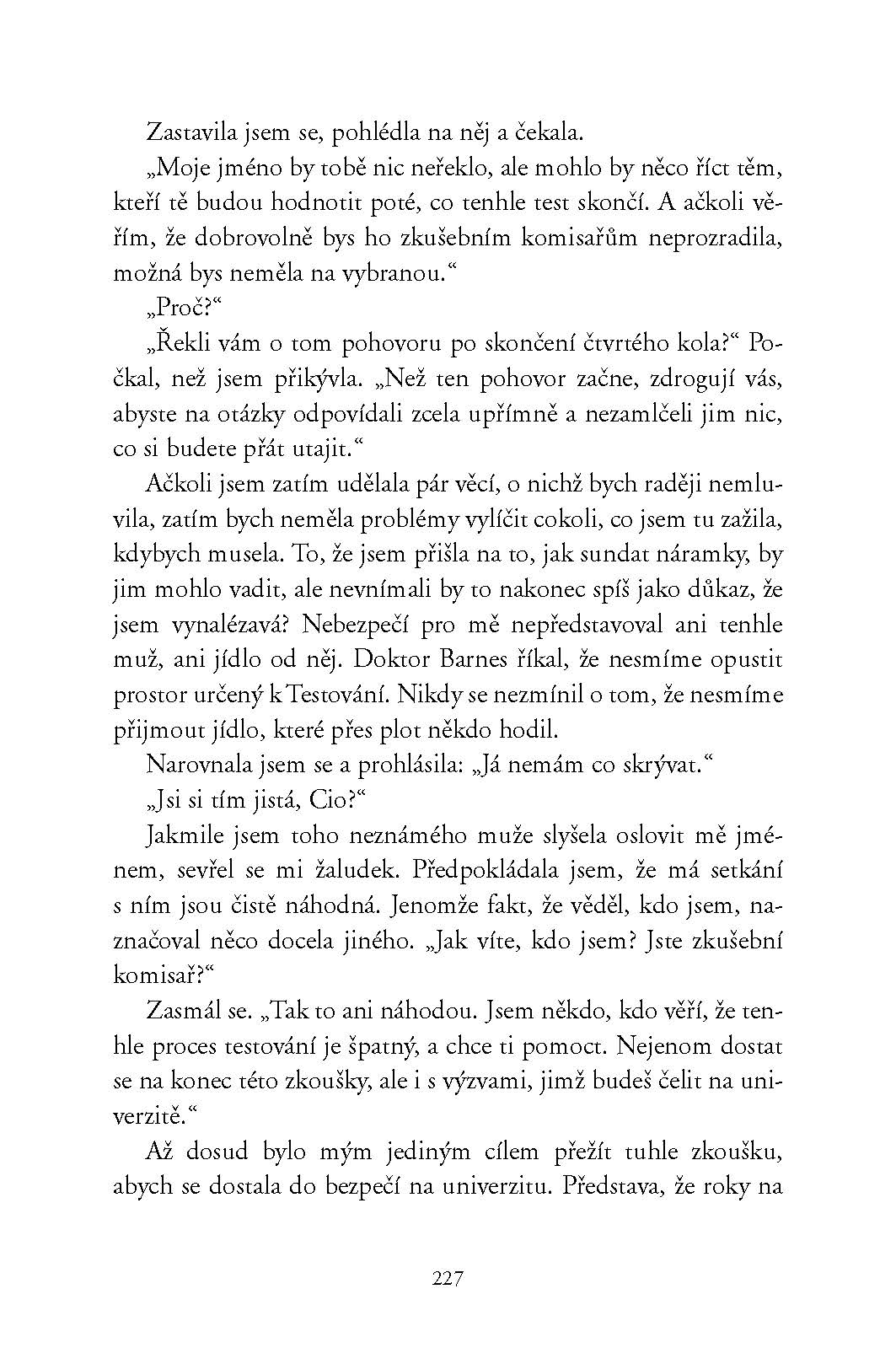 Univerzita výjimečných - Zkouška