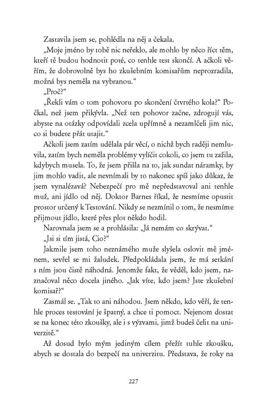 Univerzita výjimečných - Zkouška