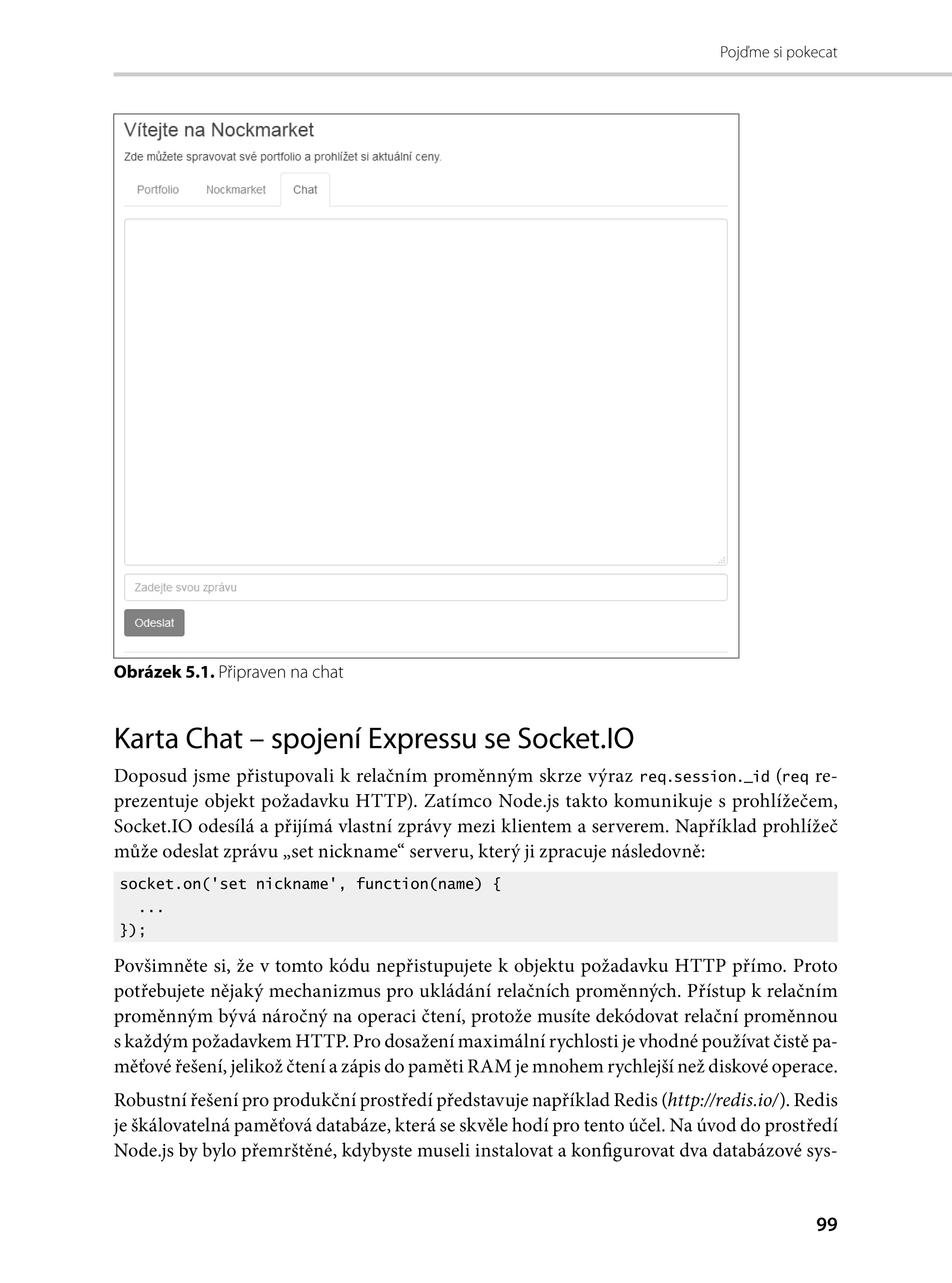 Node.js Okamžitě