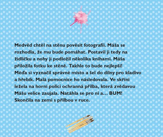 Máša a medvěd - Šikovní pomocníci - Kniha puzzle - Poskládej si pohádku