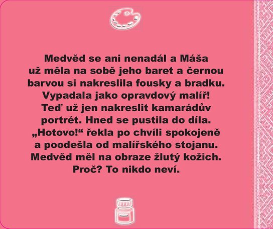Máša a medvěd - Malířka Máša - Kniha puzzle - Poskládej si pohádku