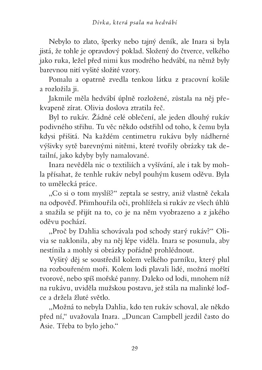 Dívka, která psala na hedvábí