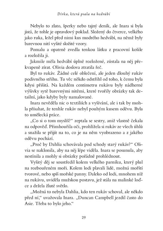 Dívka, která psala na hedvábí