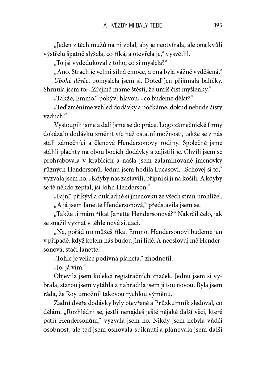 A hvězdy mi daly tebe