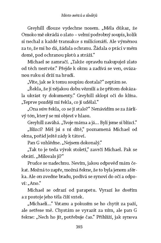 Město světců a zlodějů