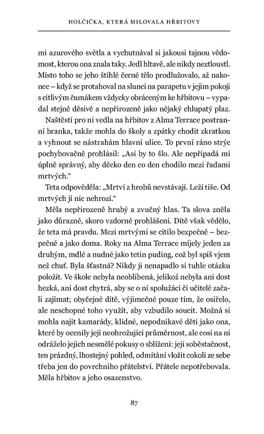 Holčička, která milovala hřbitovy a jiné povídky