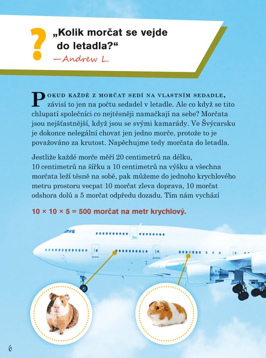 Kolik morčat se vejde do letadla?