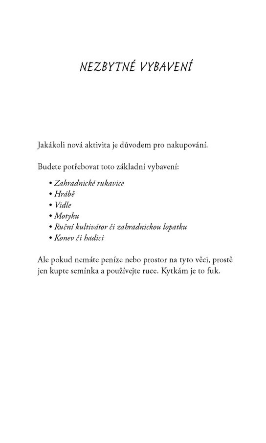 Zahrada nových začátků