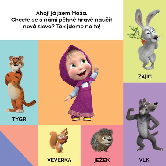 Máša a medvěd - 100 slov s Mášou