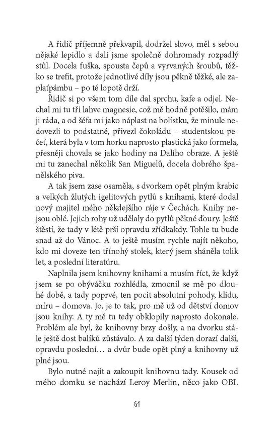 Seniorka jede na jih