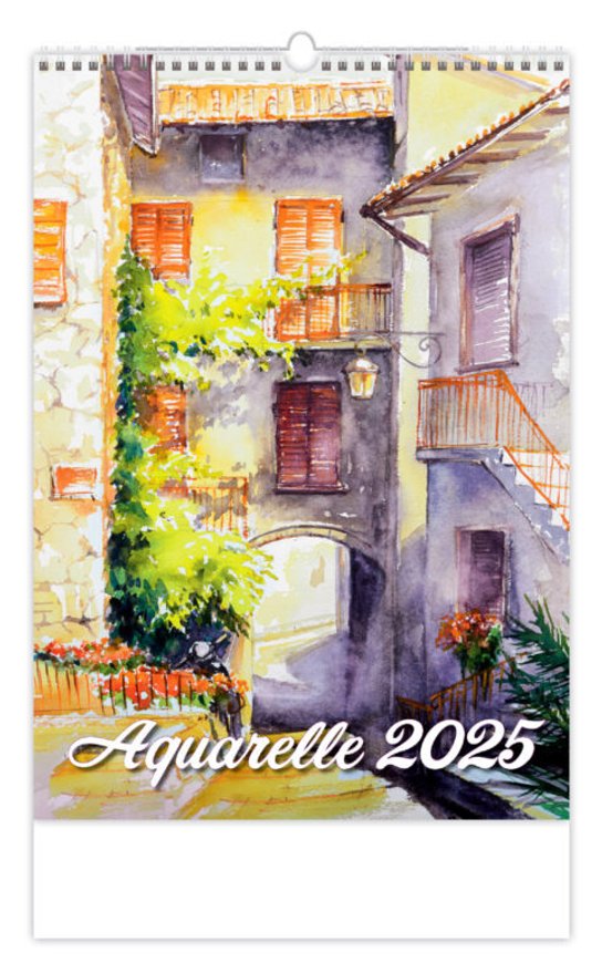 Aquarelle 2025 - nástěnný kalendář