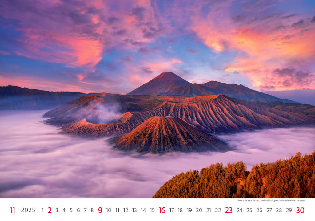 National Parks 2025 - nástěnný kalendář