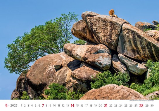 National Parks 2025 - nástěnný kalendář