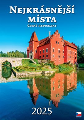 Nejkrásnější místa České republiky 2025 - nástěnný kalendář
