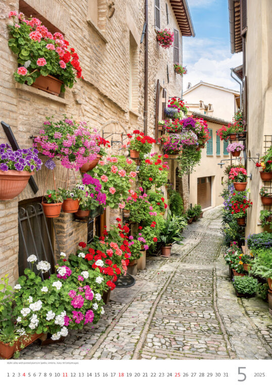 Romantic Corners 2025 - nástěnný kalendář