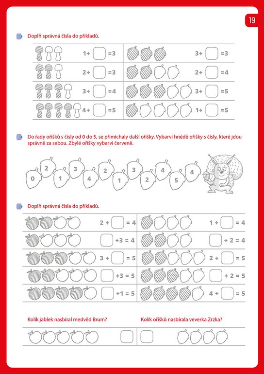Pracovní sešit pro prvňáky - matematika