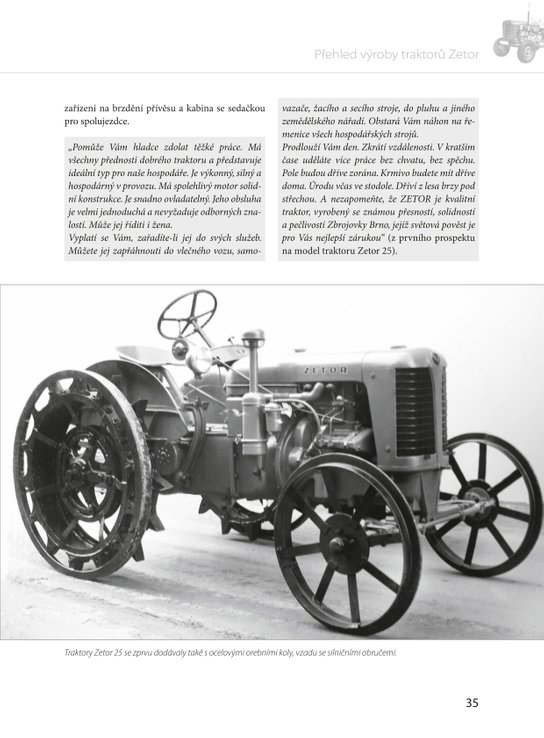 Historie traktorů Zetor