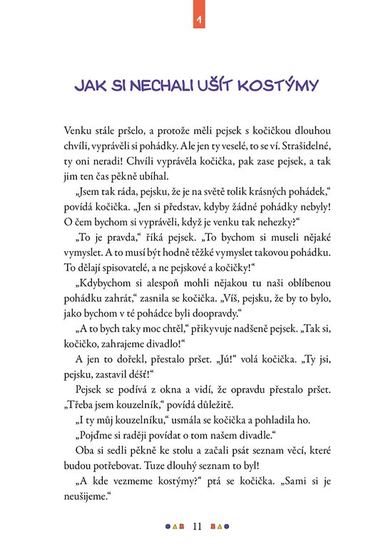Pohádkový příběh pejska a kočičky