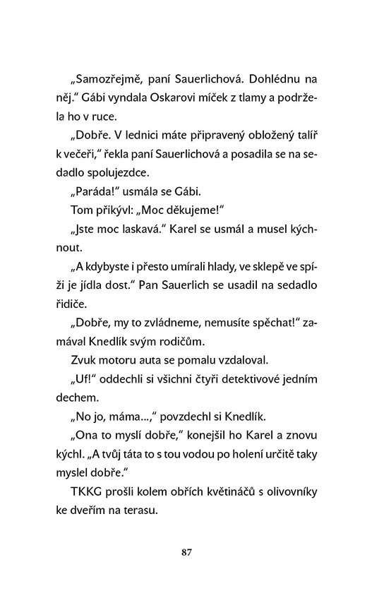 Poplach ve vilové čtvrti