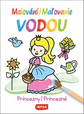 Malování/Maľovanie vodou Princezny/Princezné