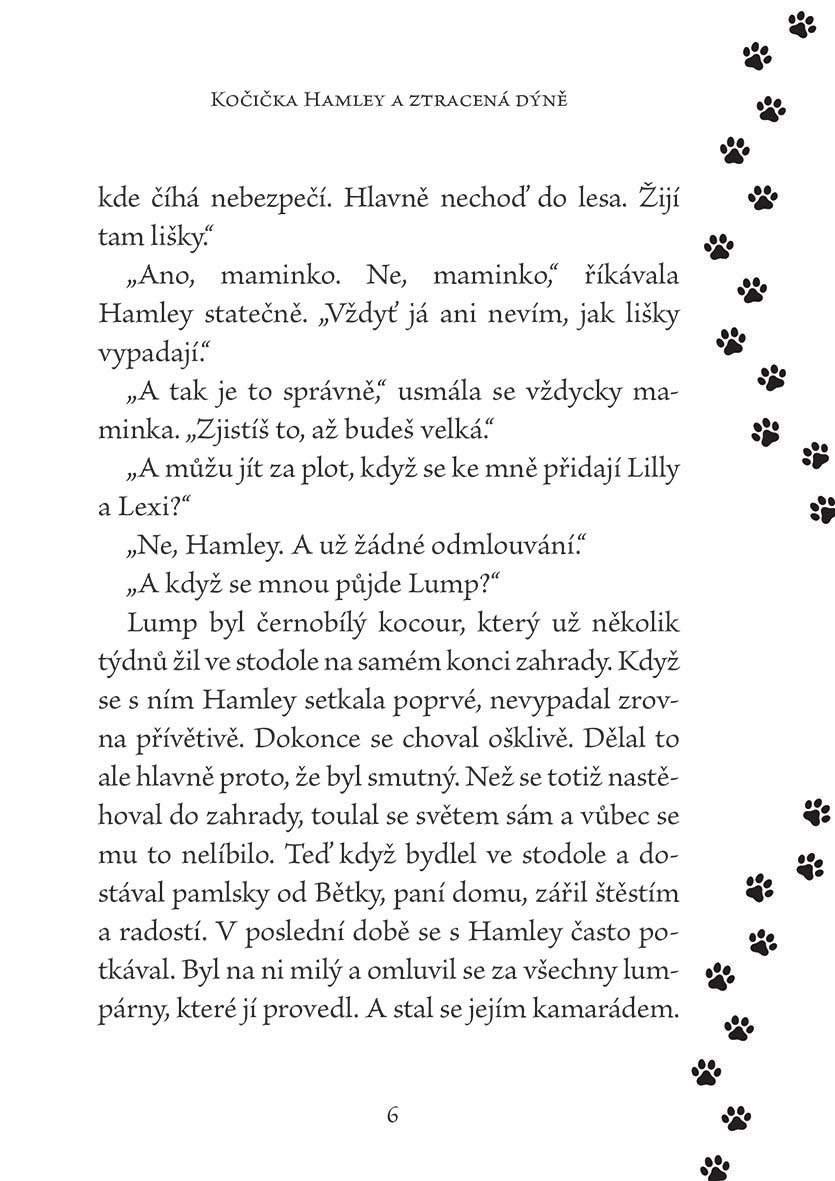 Kočička Hamley a ztracená dýně