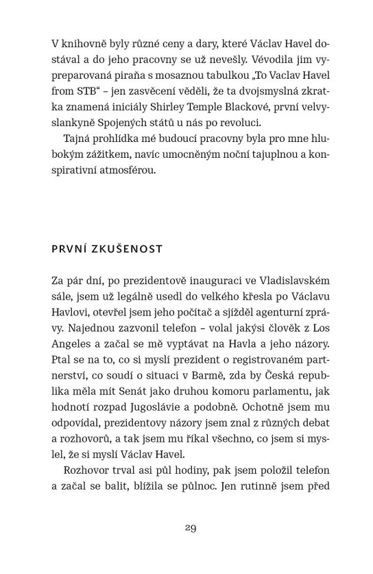 Deset let s Václavem Havlem
