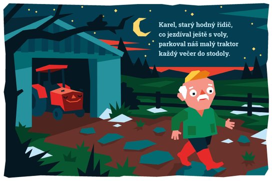 O malém traktůrku 